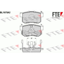 FTE | Bremsbelagsatz, Scheibenbremse | 9010568