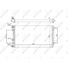 NRF | Kühler, Motorkühlung | 509644