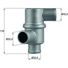 Mahle | Thermostat, Kühlmittel | TH 37 80