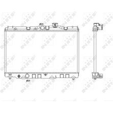 NRF | Kühler, Motorkühlung | 53399
