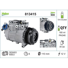 Valeo | Kompressor, Klimaanlage | 813415