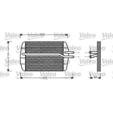 Valeo | Wärmetauscher, Innenraumheizung | 812272