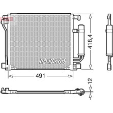 Denso | Kondensator, Klimaanlage | DCN46025