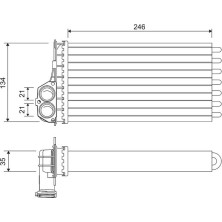 Valeo | Wärmetauscher, Innenraumheizung | 811565