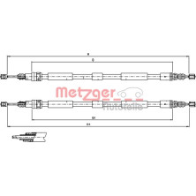 Metzger | Seilzug, Feststellbremse | 11.6797