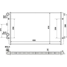 NRF | Kühler, Motorkühlung | 53406A