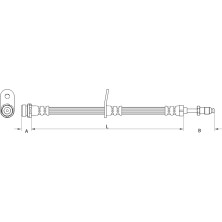 Metzger | Bremsschlauch | 4111360