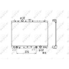 NRF | Kühler, Motorkühlung | 53677