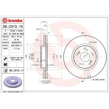 Brembo | Bremsscheibe | 09.C313.11