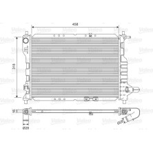 Valeo | Kühler, Motorkühlung | 701598