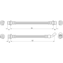 Metzger | Bremsschlauch | 4111072