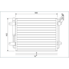 Valeo | Kondensator, Klimaanlage | 814091