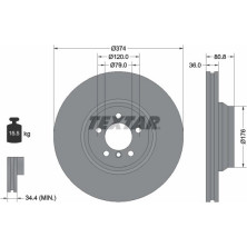 Textar | Bremsscheibe | 92123003