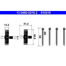 ATE | Zubehörsatz, Scheibenbremsbelag | 13.0460-0215.2