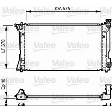 Valeo | Kühler, Motorkühlung | 734712