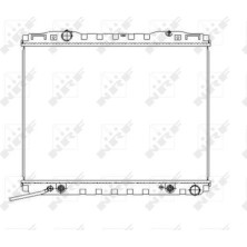 NRF | Kühler, Motorkühlung | 53366