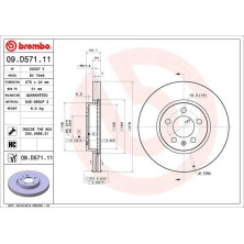 Brembo | Bremsscheibe | 09.D571.11