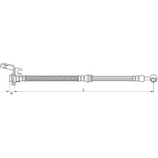 Metzger | Bremsschlauch | 4111048