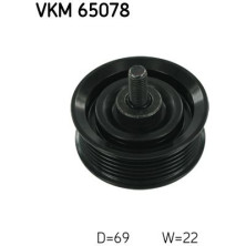 SKF | Umlenk-/Führungsrolle, Keilrippenriemen | VKM 65078