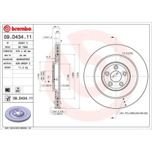 Brembo | Bremsscheibe | 09.D434.11