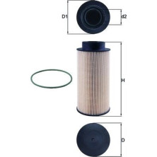 Knecht | Kraftstofffilter | KX 182/1D