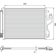 Valeo | Kondensator, Klimaanlage | 814396