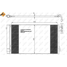 NRF | Kondensator, Klimaanlage | 35743