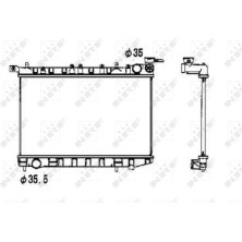 NRF | Kühler, Motorkühlung | 53341