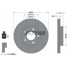 Textar | Bremsscheibe | 92101000