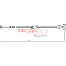 Metzger | Seilzug, Feststellbremse | 11.5452