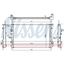 Nissens | Kühler, Motorkühlung | 62023A