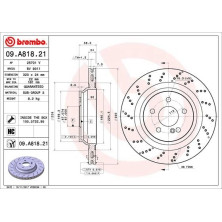 Brembo | Bremsscheibe | 09.A818.21