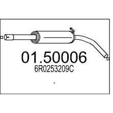 MTS | Mittelschalldämpfer | 01.50006