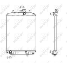 NRF | Kühler, Motorkühlung | 53413