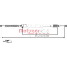 Metzger | Seilzug, Feststellbremse | 11.6597