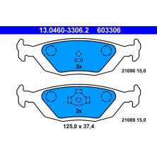 ATE | Bremsbelagsatz, Scheibenbremse | 13.0460-3306.2