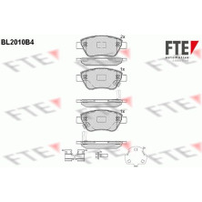 FTE | Bremsbelagsatz, Scheibenbremse | 9010597