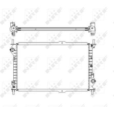 NRF | Kühler, Motorkühlung | 54755