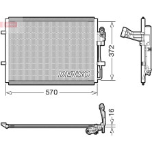 Denso | Kondensator, Klimaanlage | DCN44016