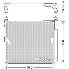 Denso | Kondensator, Klimaanlage | DCN50038