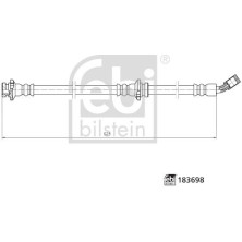 febi bilstein | Bremsschlauch | 183698