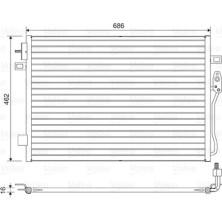 Valeo | Kondensator, Klimaanlage | 814453