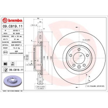 Brembo | Bremsscheibe | 09.C819.11