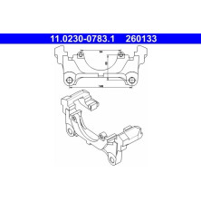 ATE | Halter, Bremssattel | 11.0230-0783.1