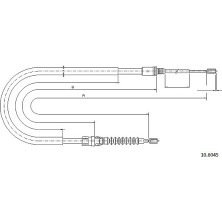 Metzger | Seilzug, Feststellbremse | 10.6045