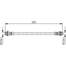 BOSCH | Bremsschlauch | 1 987 481 402