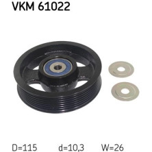 SKF | Umlenk-/Führungsrolle, Keilrippenriemen | VKM 61022