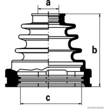Herth+Buss Jakoparts | Faltenbalgsatz, Antriebswelle | J2882006