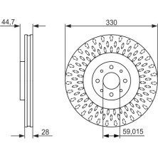 BOSCH | Bremsscheibe | 0 986 479 648