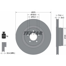 Textar | Bremsscheibe | 92155203